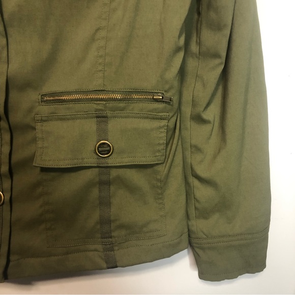PrAna Lydia Zip Front Olive Green Utility Jacket, size L - Picture 5 of 13